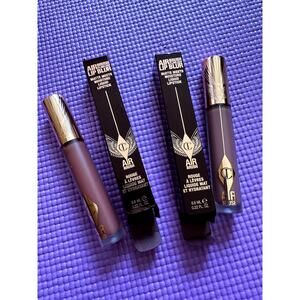 2 Charlotte Tilbury Airbrush Flawless Lip Blur Pillow Talk Full Size New liips